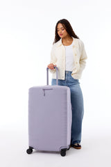 Resale The Large Check-In Luggage Cover in Lavender