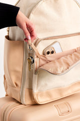 Resale The Travel Backpack in Beige