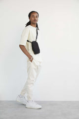 Water Bottle Sling Black Front Model