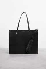 Resale The Large Work Tote in Black Croc