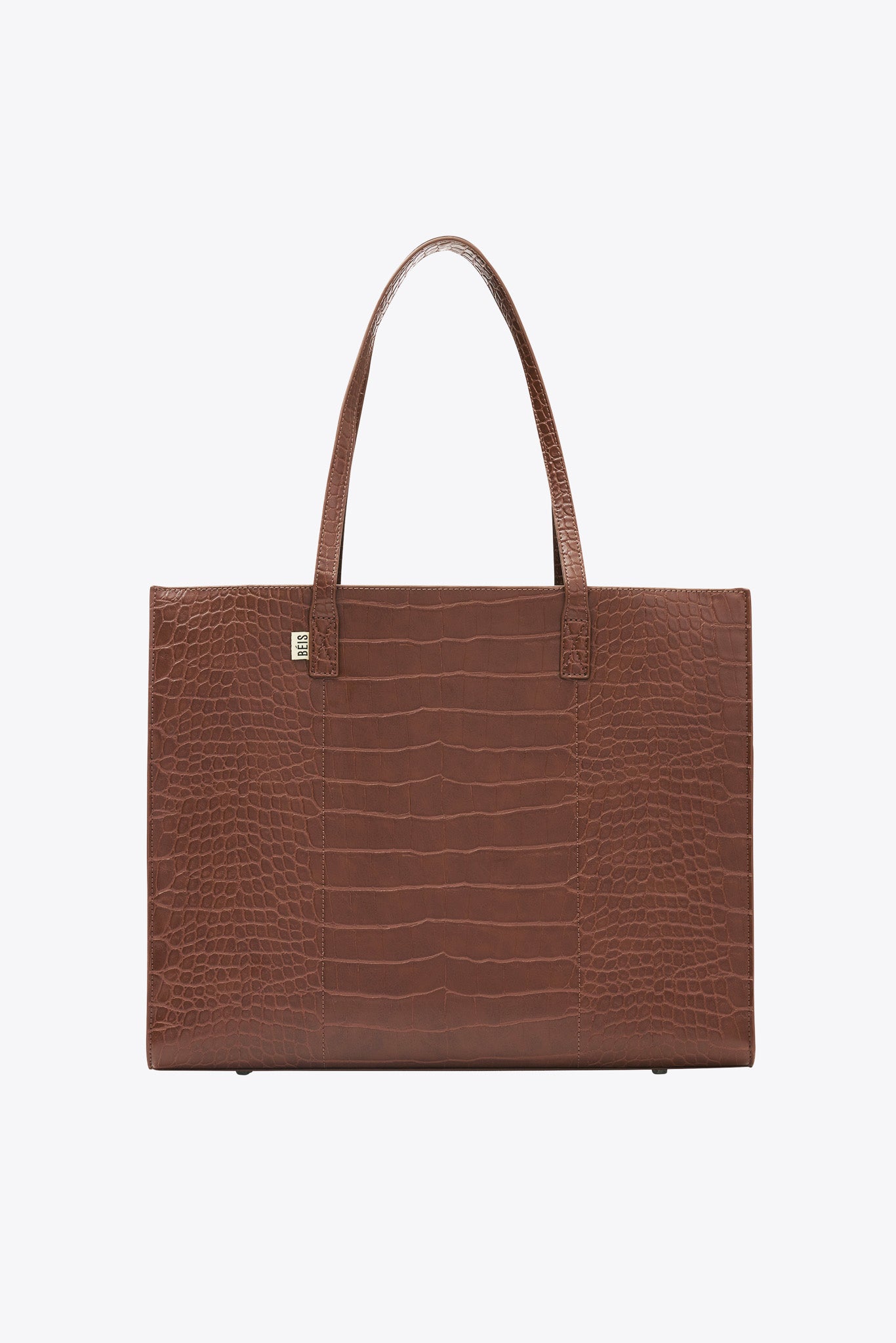 Resale The Large Work Tote in Maple Croc