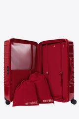 Resale The Large Check-In Roller in Text Me Red