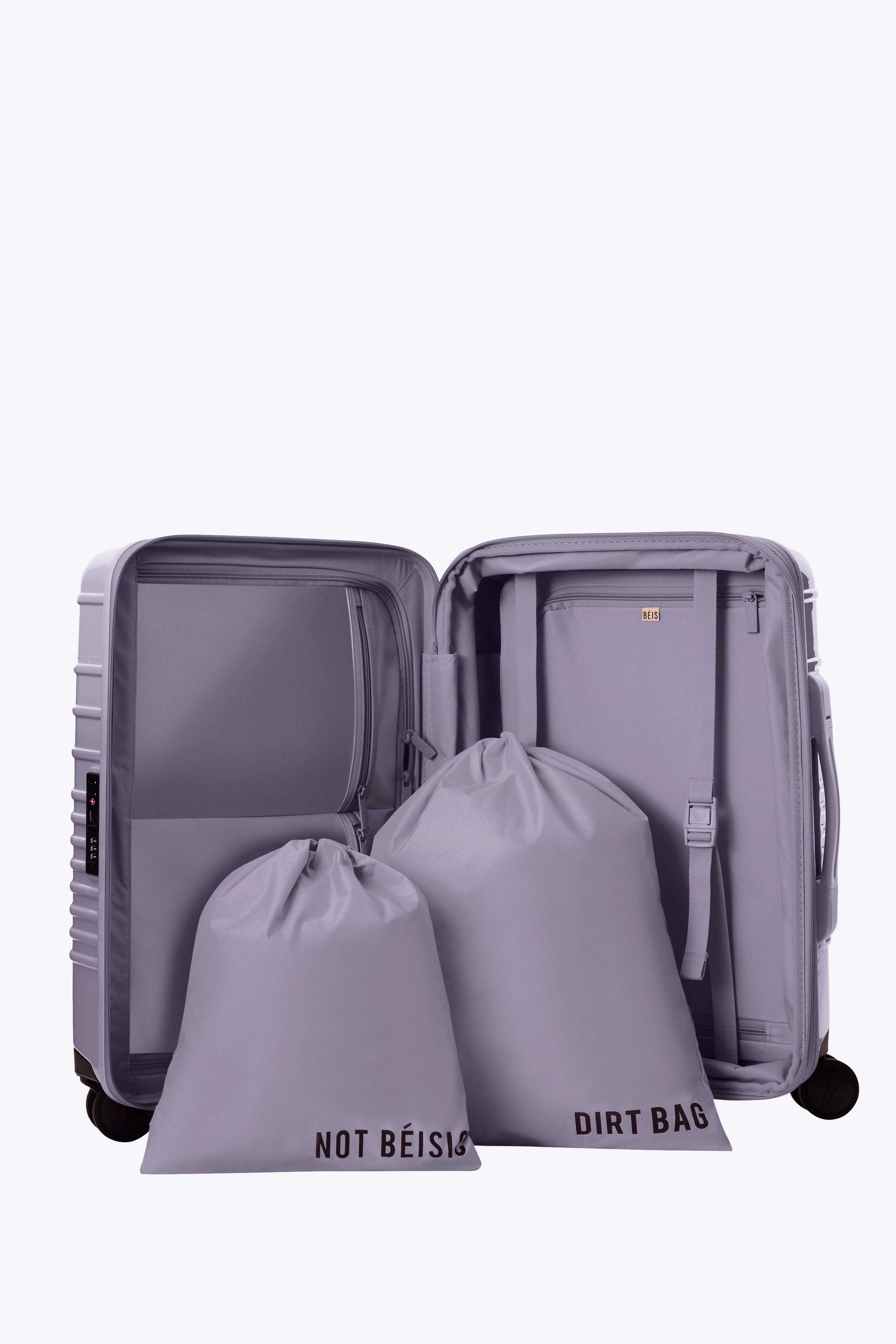 The Carry-On Roller in Glossy Lavender