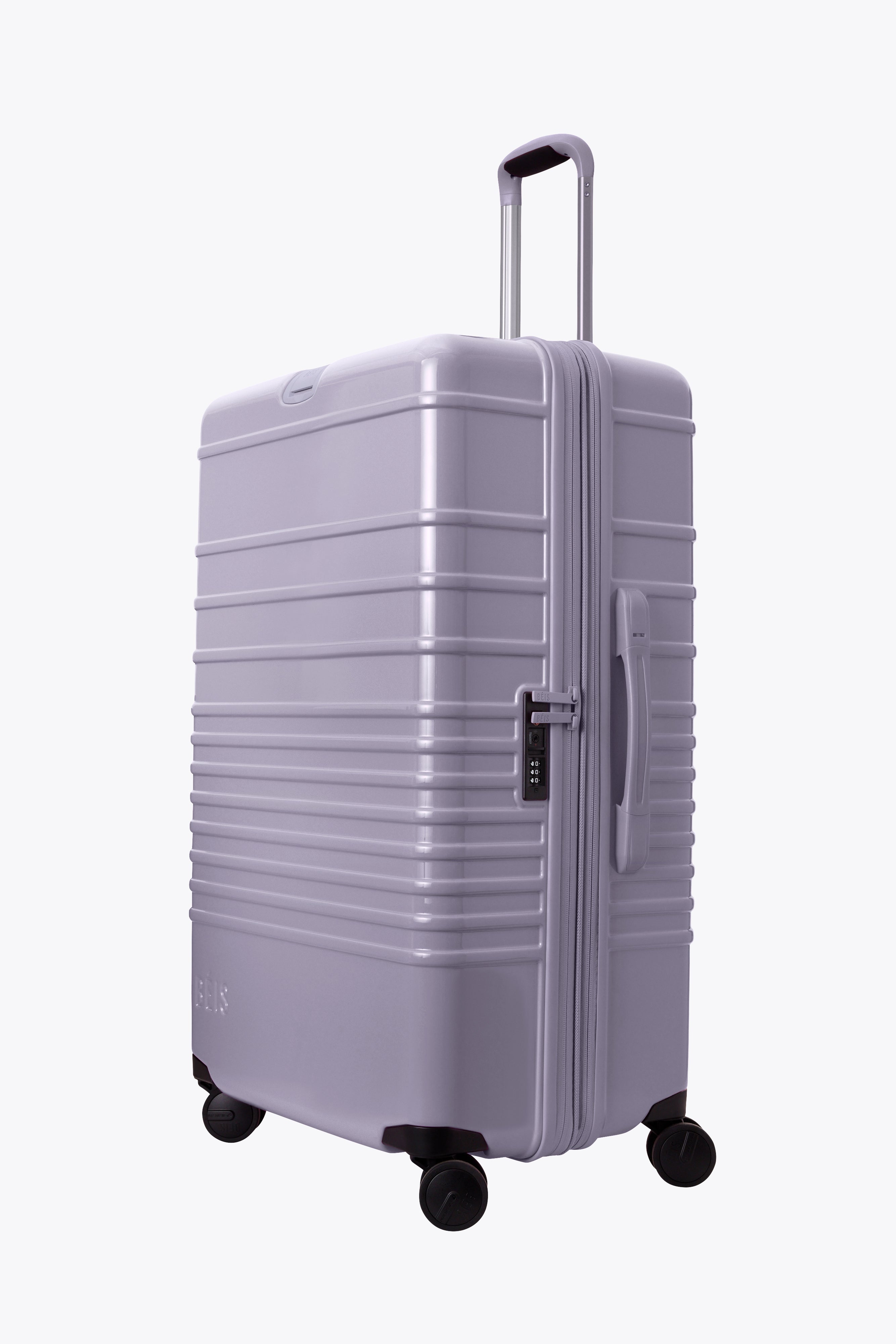 The Large Check-In Roller in Glossy Lavender