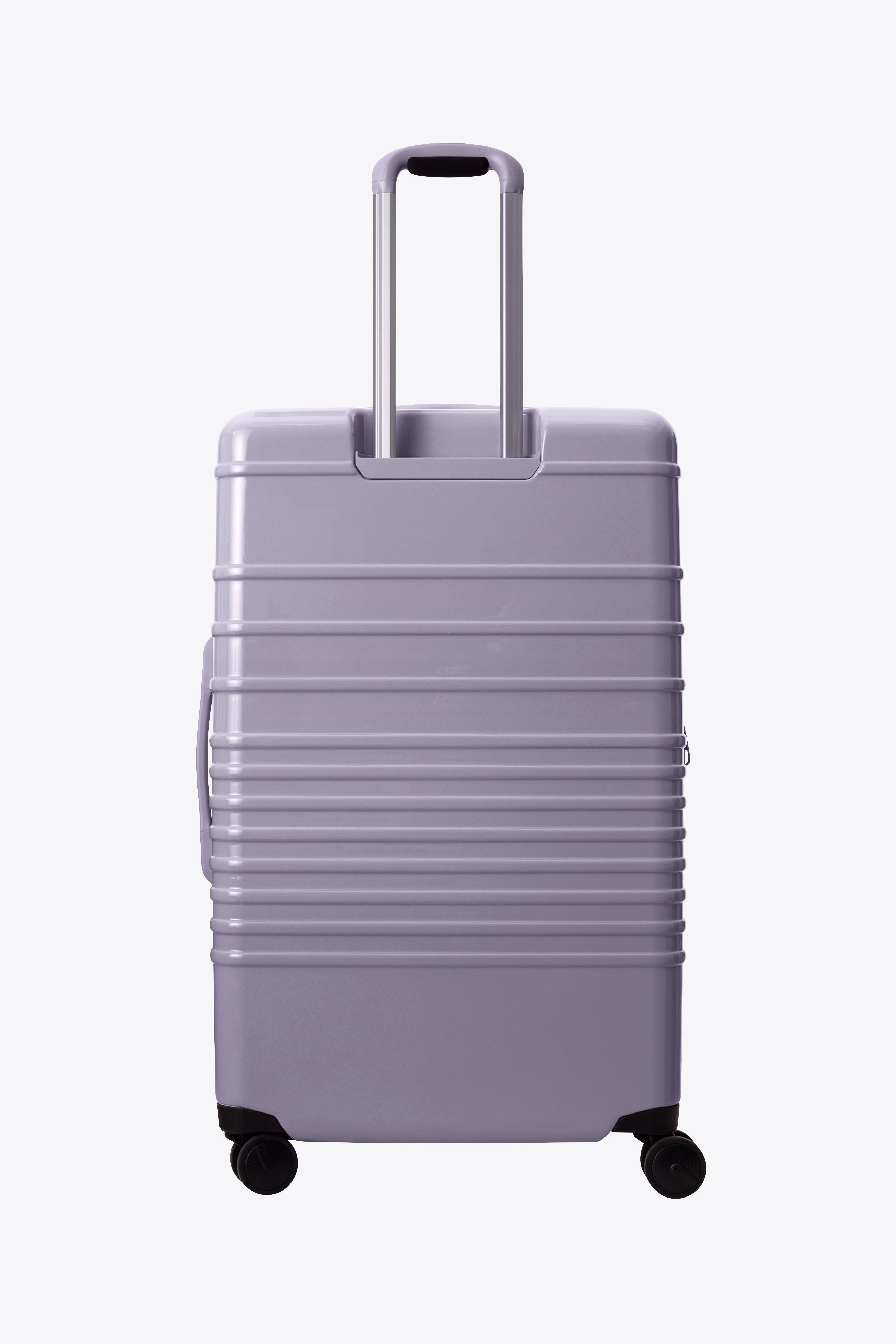 The Large Check-In Roller in Glossy Lavender