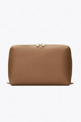 The Large Cosmetic Pouch in Camel