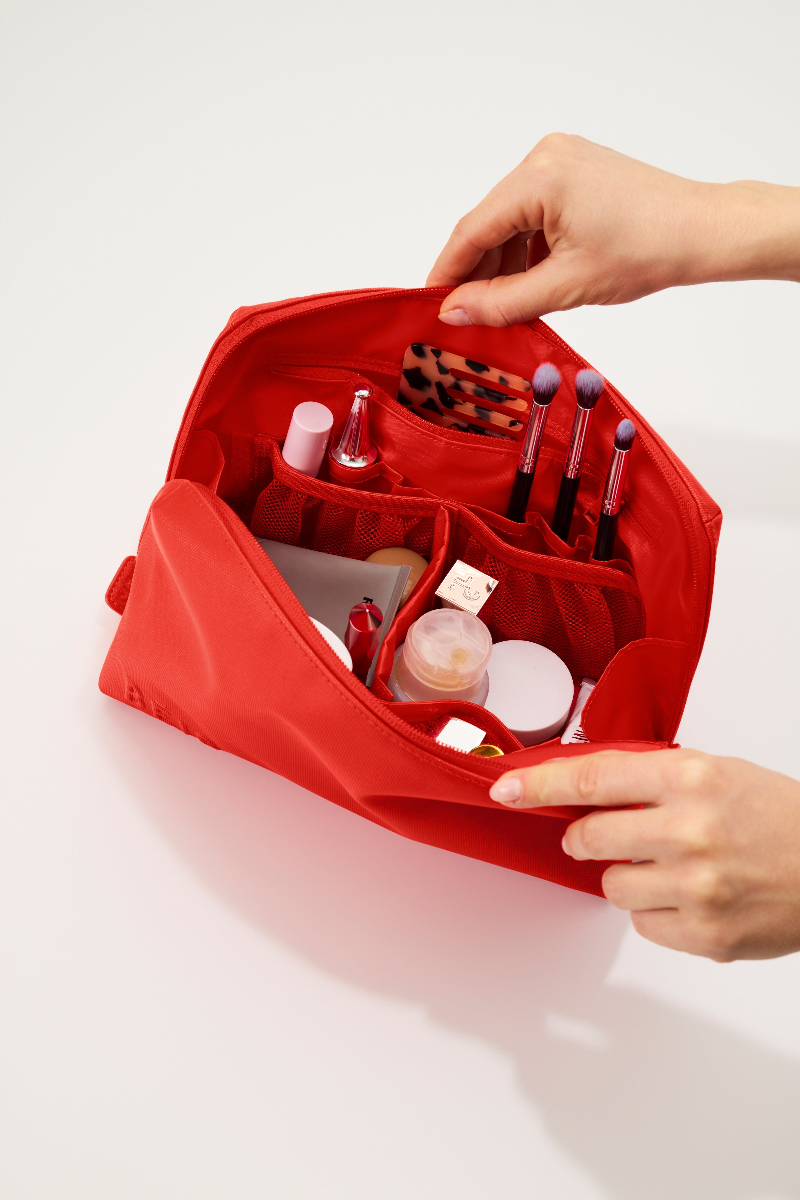 The Medium Cosmetic Pouch in Flame