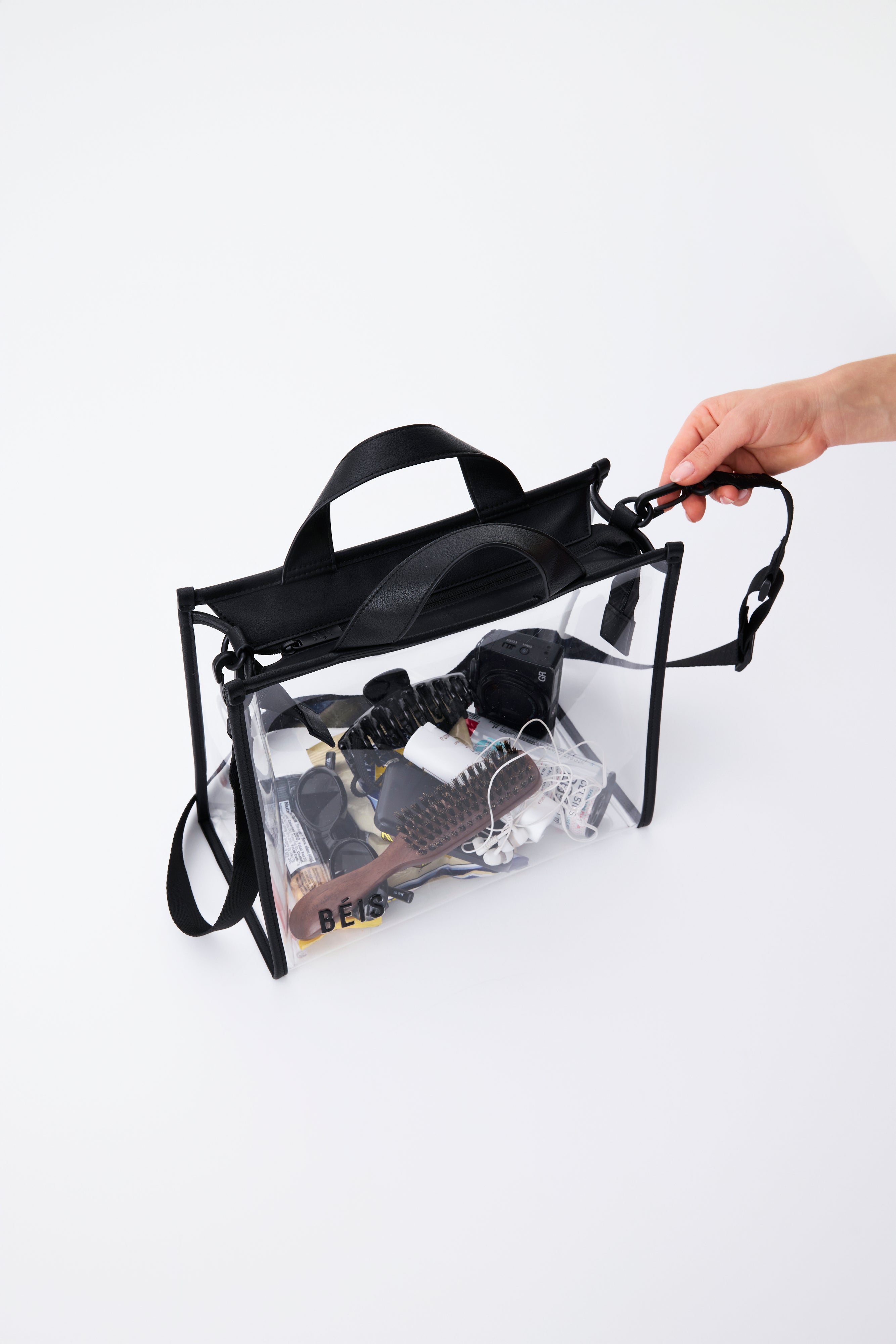 The Stadium Tote in Black