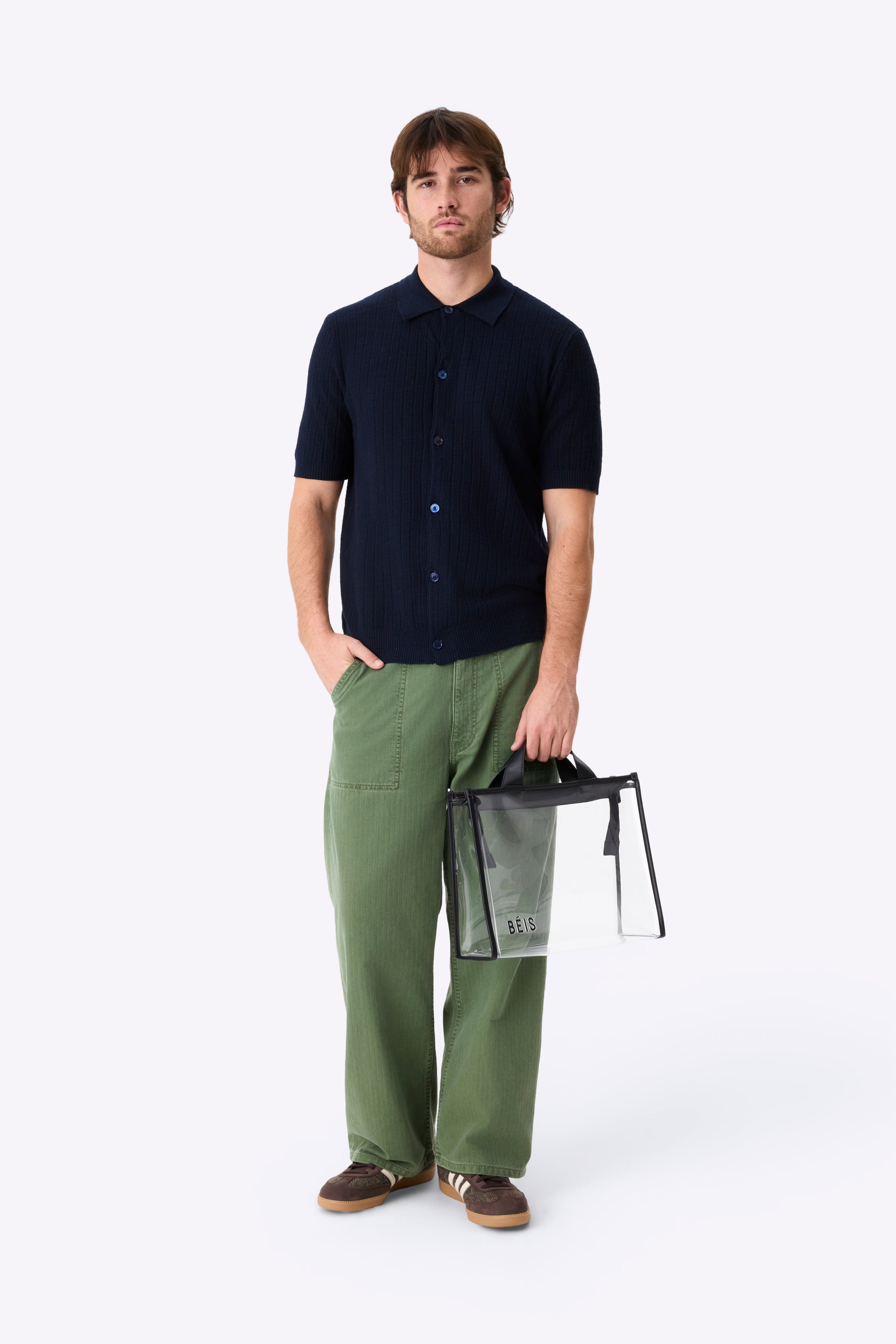 The Stadium Tote in Black