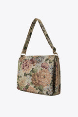 The Expandable Messenger Tote in Vintage Floral