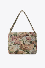 The Expandable Messenger Tote in Vintage Floral
