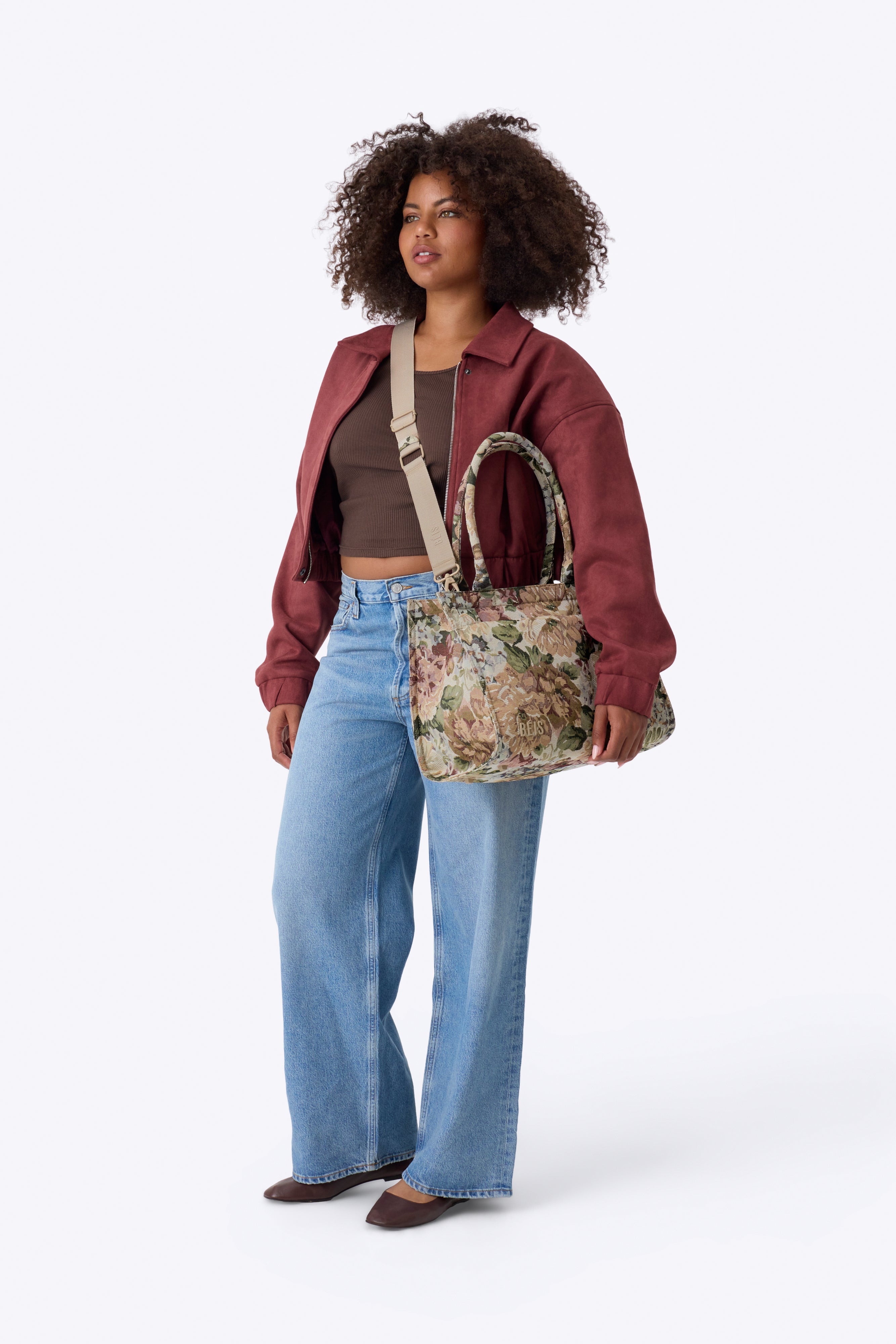 The Book Tote in Vintage Floral