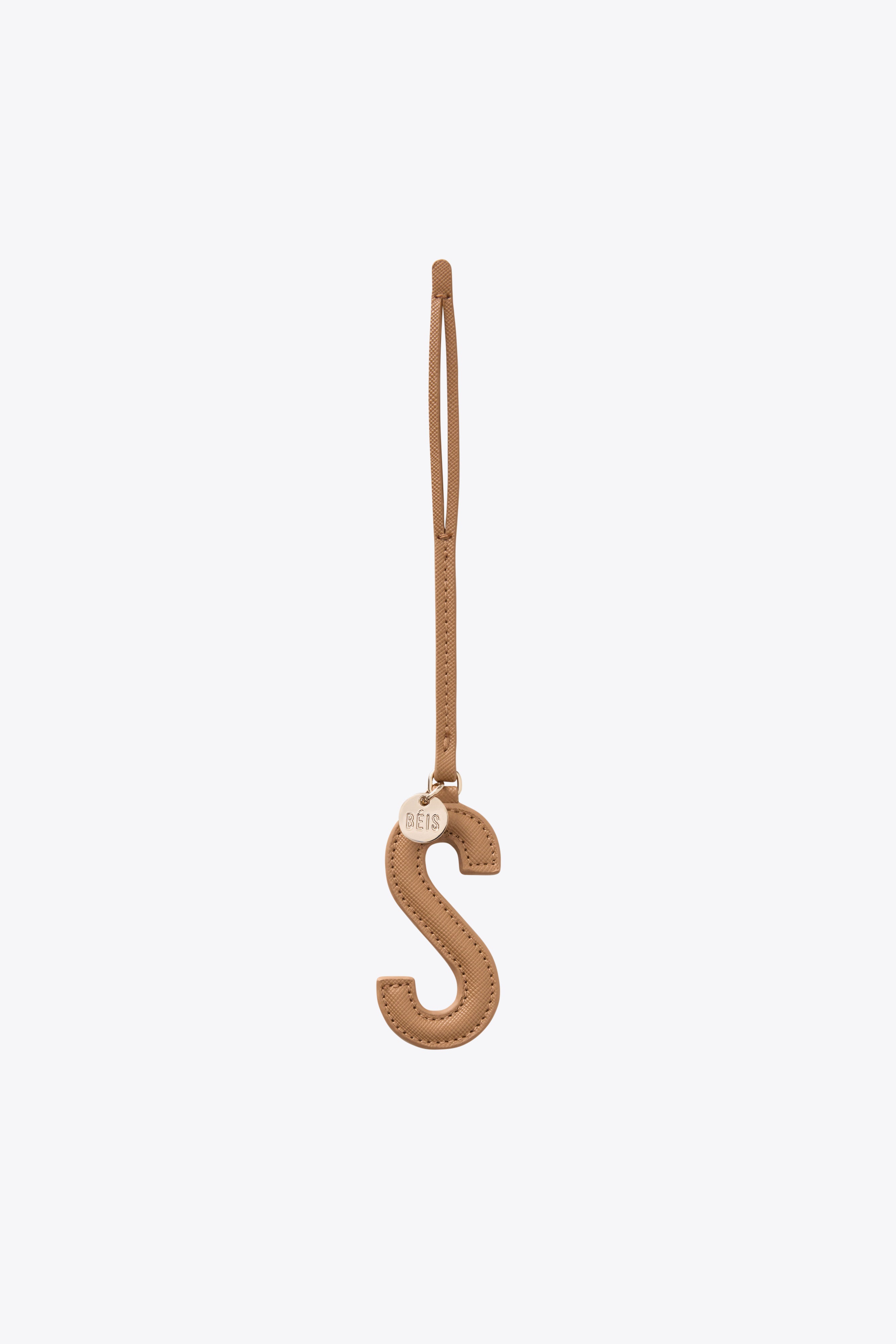 The Letter Charm in Camel
