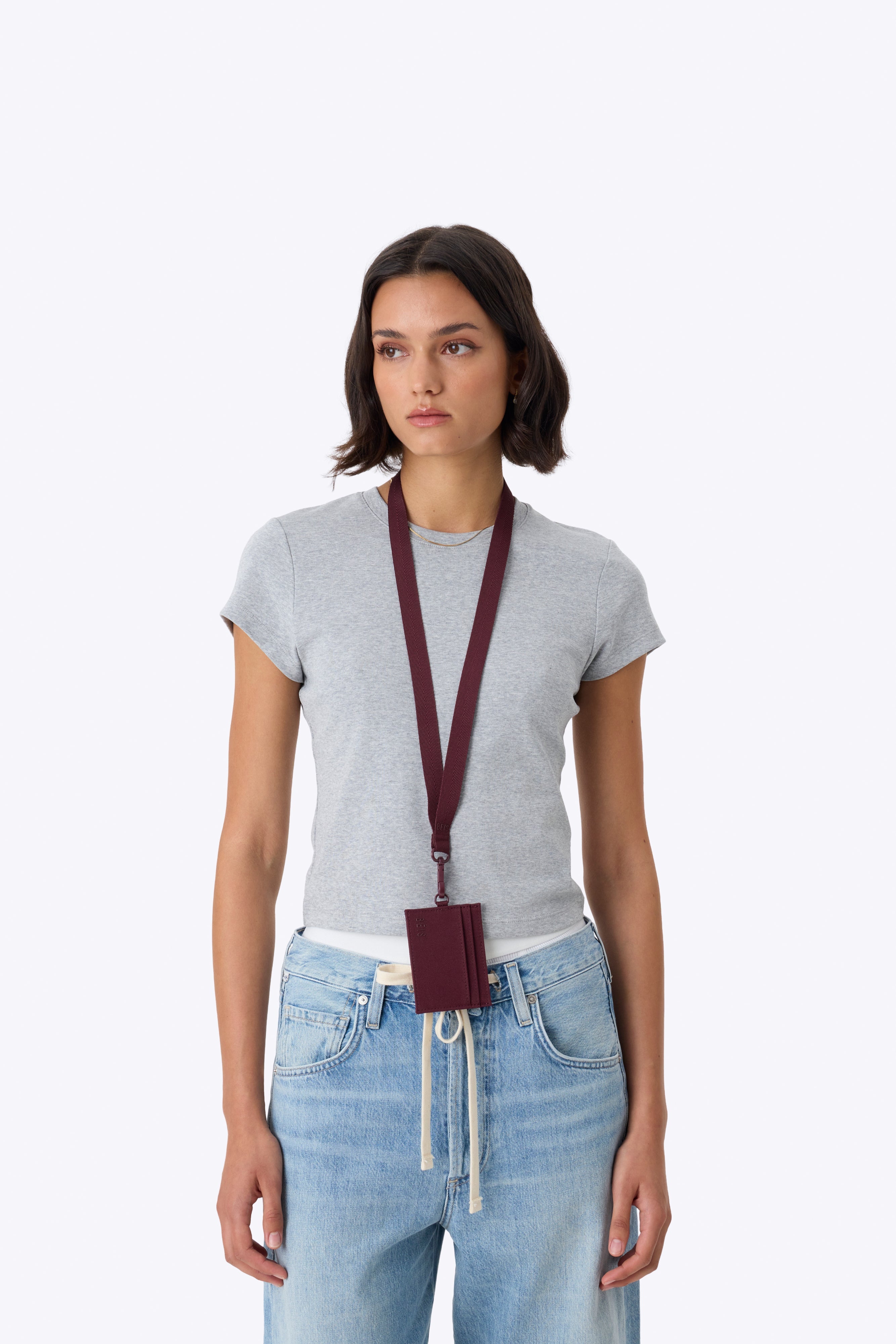 The ID Card Holder in Burgundy