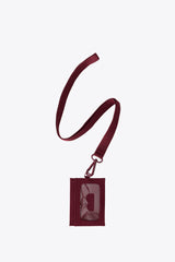 The ID Card Holder in Burgundy