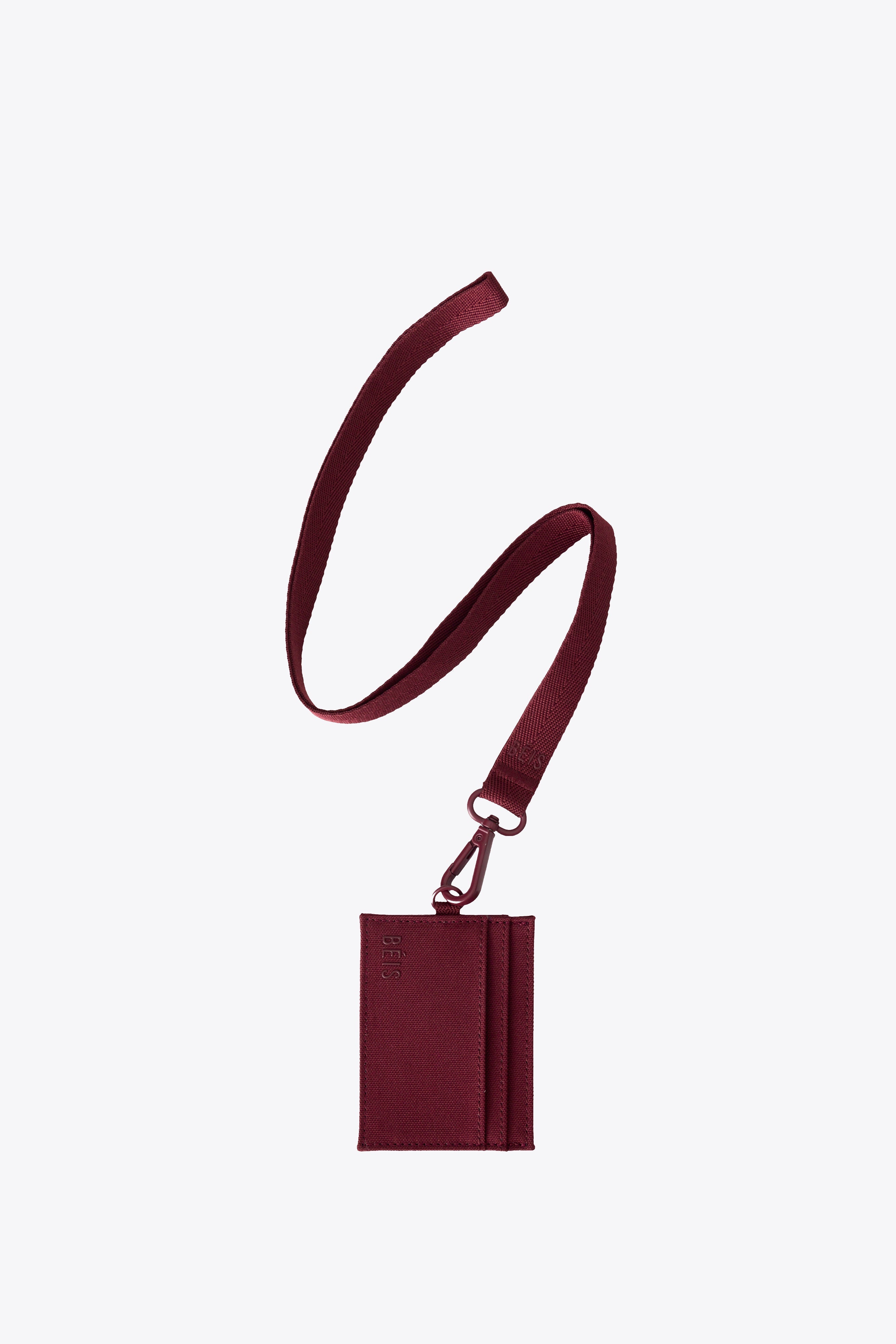 The ID Card Holder in Burgundy