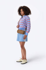 The Expandable Crossbody Charm in Camel