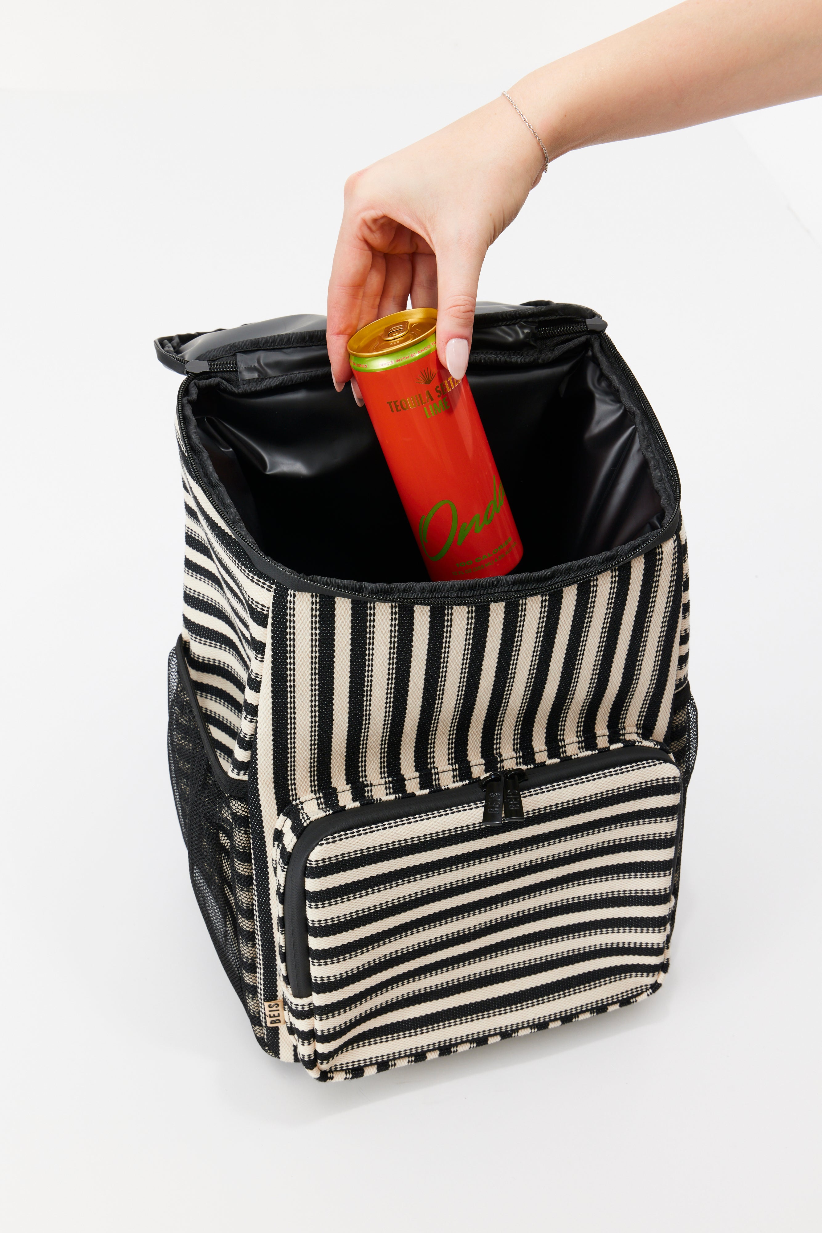Resale The Backpack Cooler in Black Stripe
