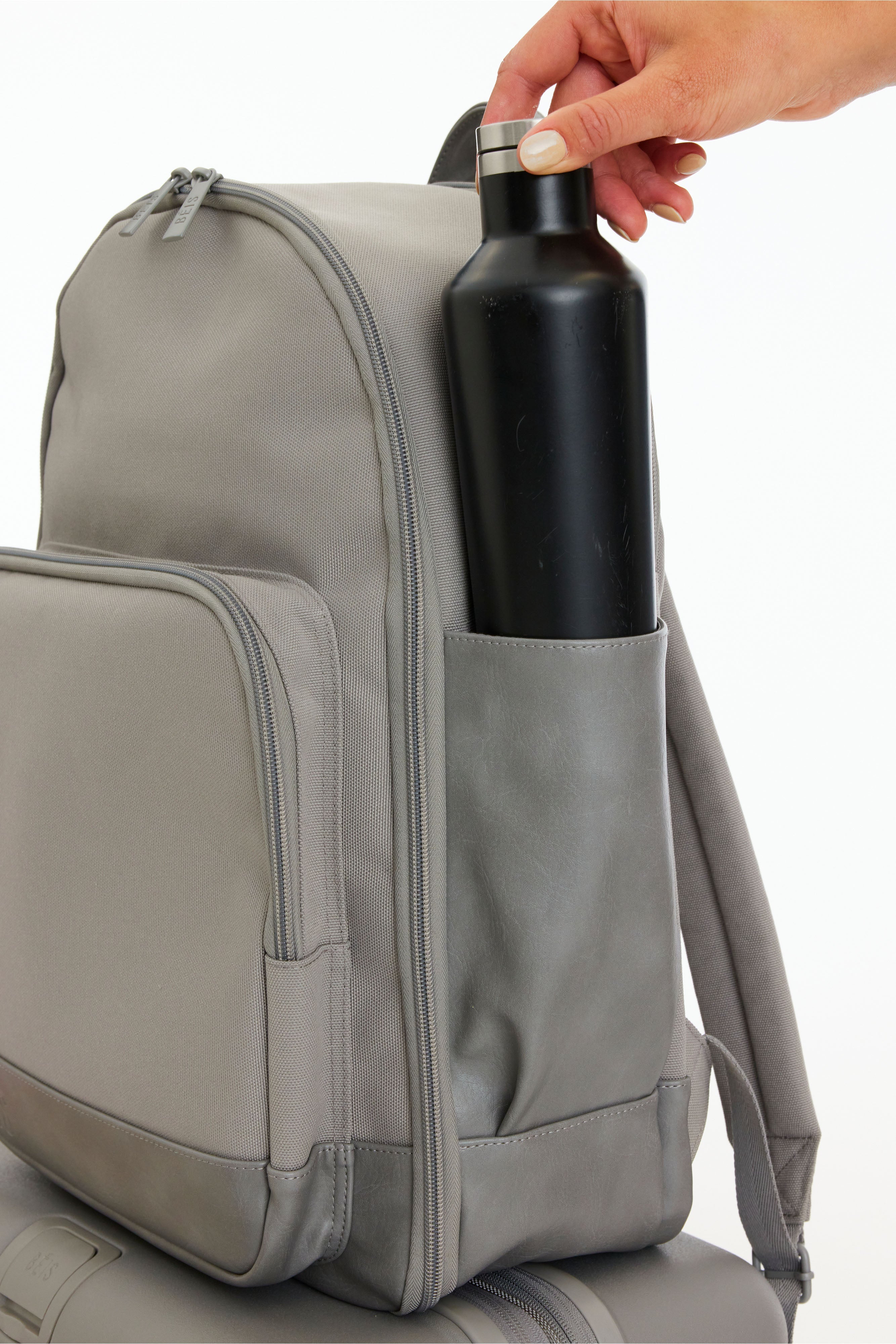 The Travel Backpack in Grey