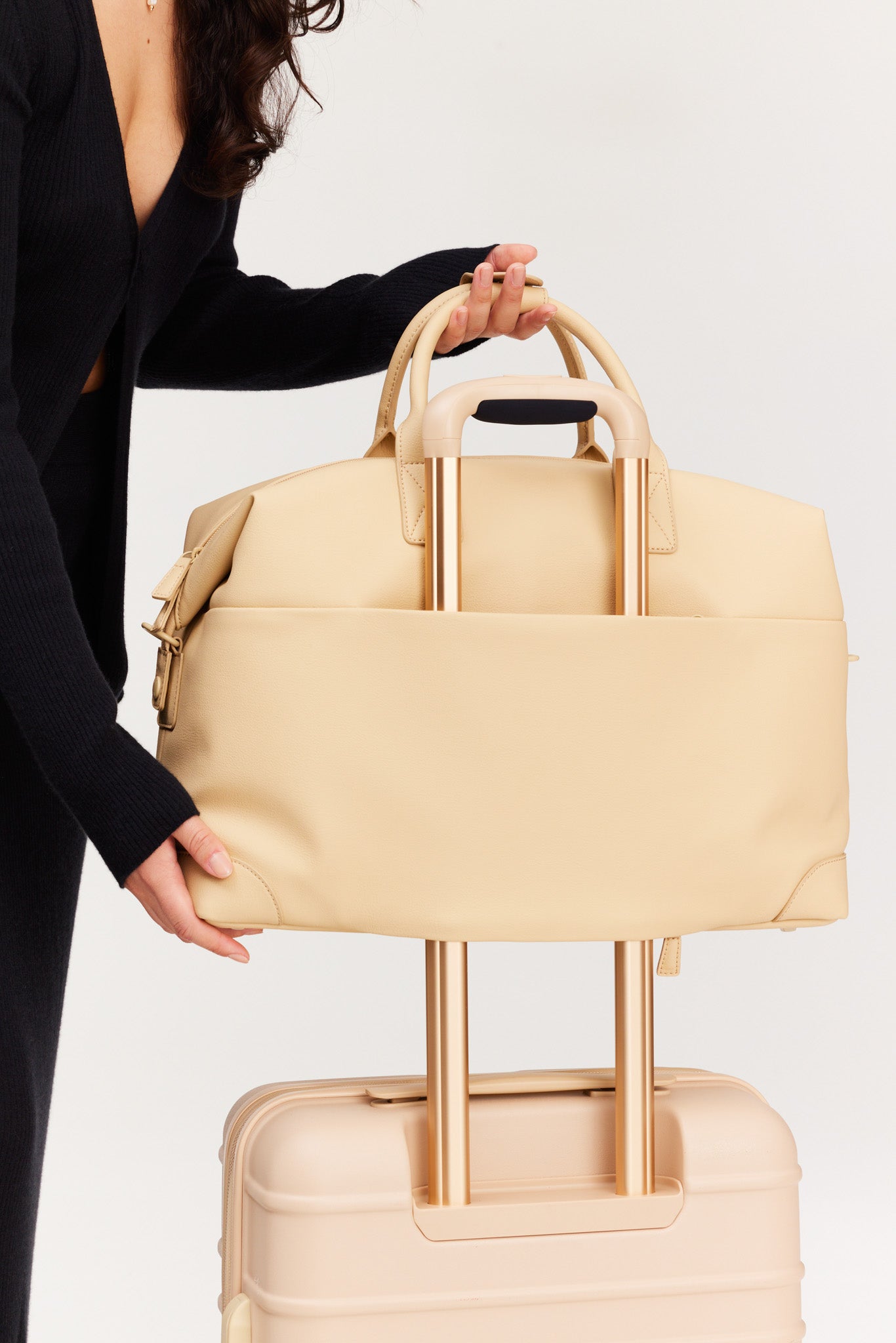 Resale The Premium Duffle in Beige