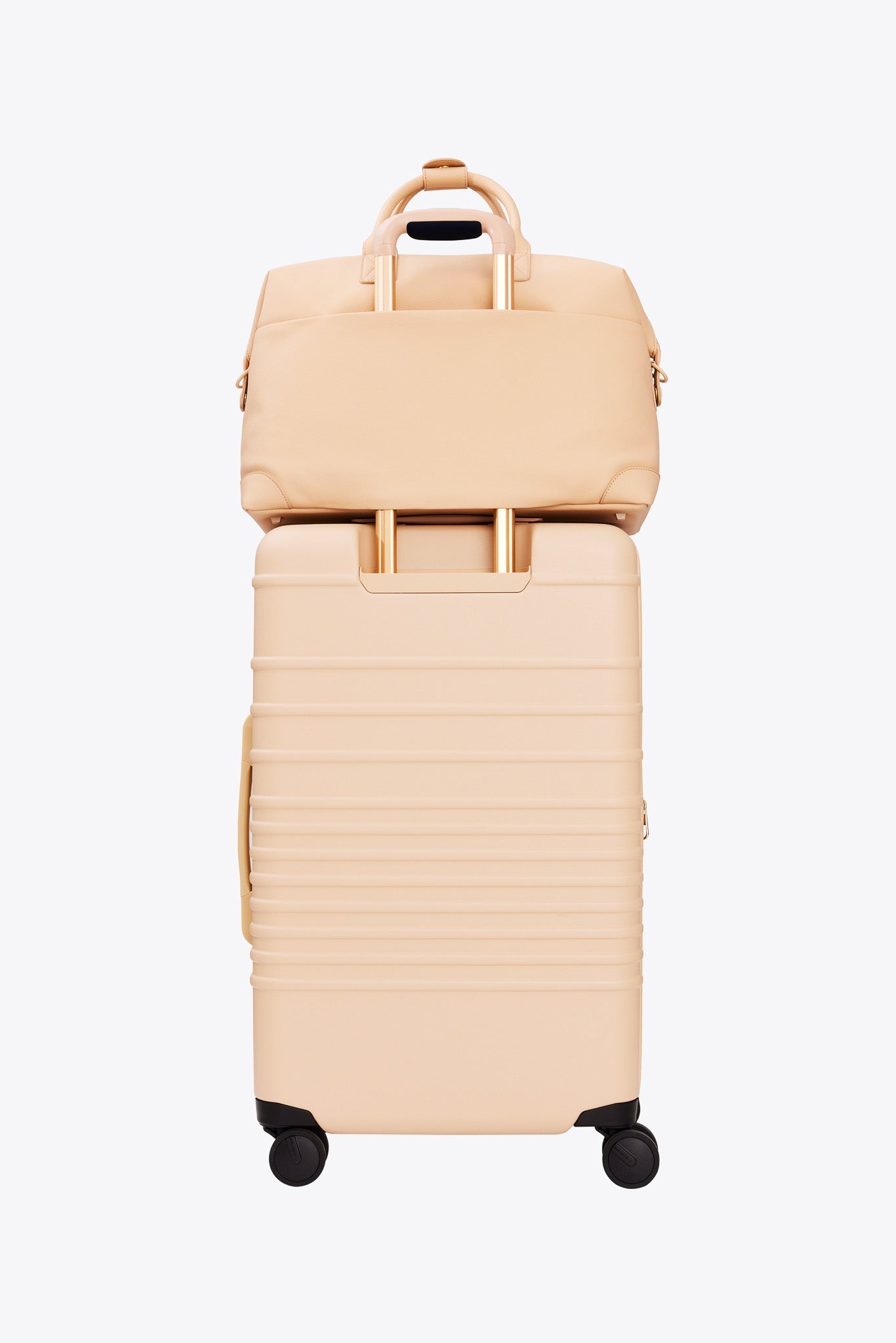 The Premium Duffle in Beige