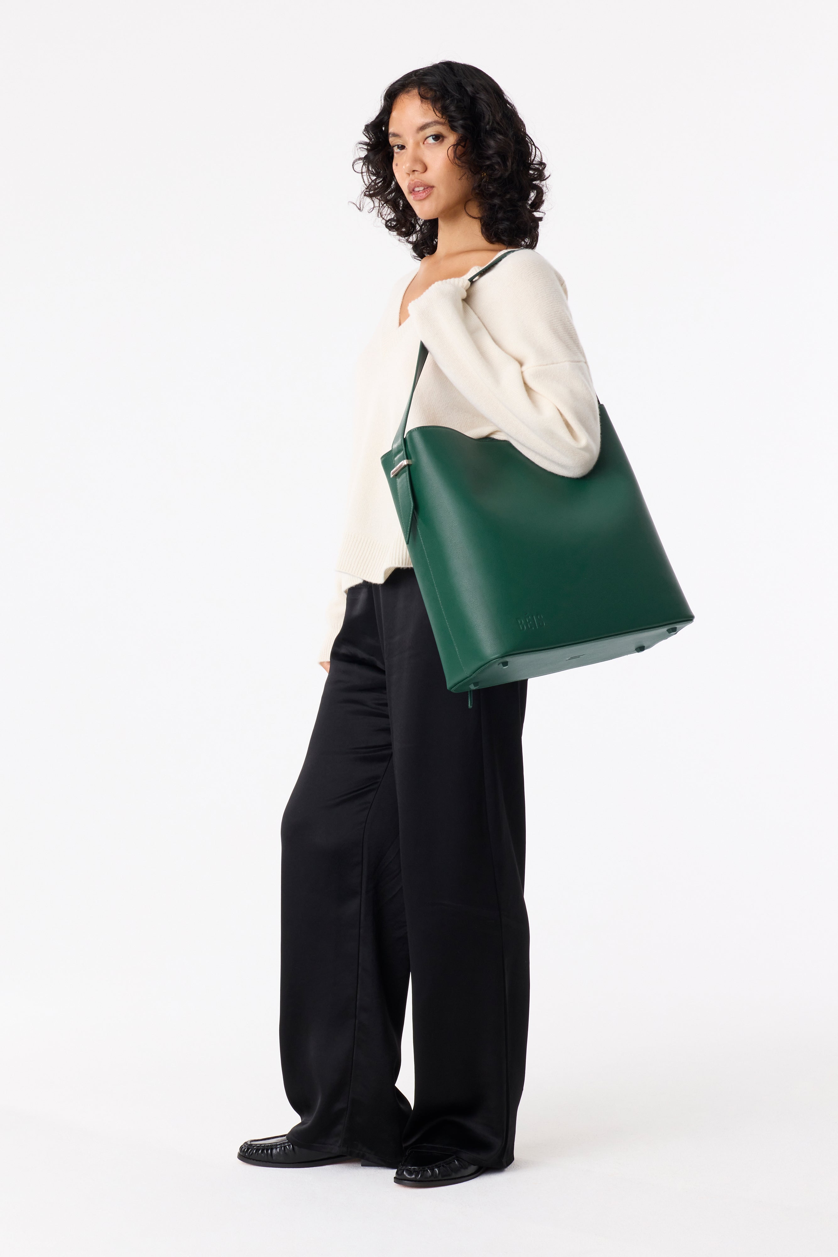 The Essential Tote in Wicked Green