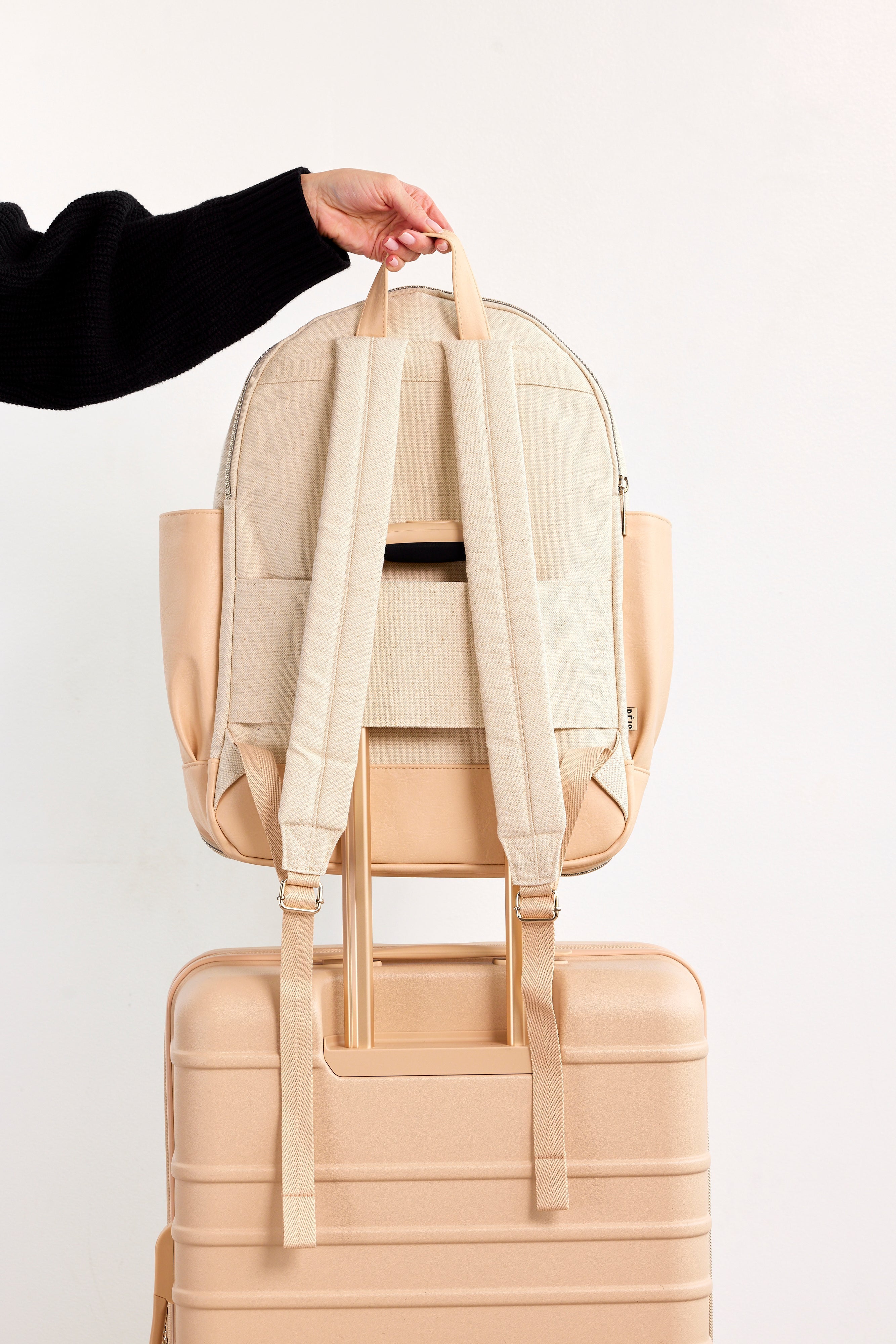 Resale The Travel Backpack in Beige