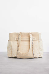 Diaper Bag Beige Back