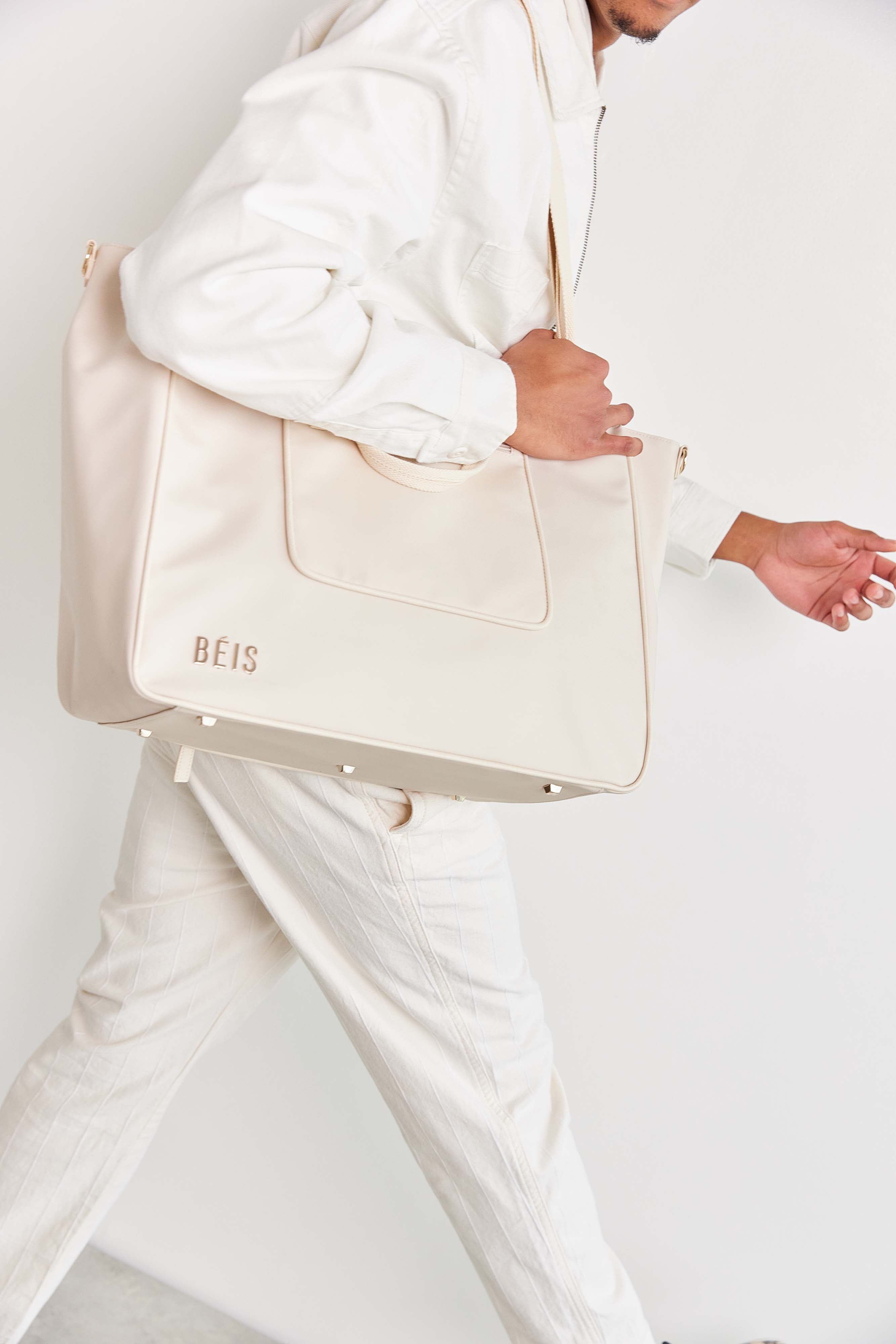 The East To West Tote in Beige
