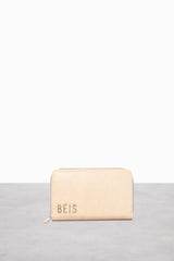 Travel Wallet Beige Front