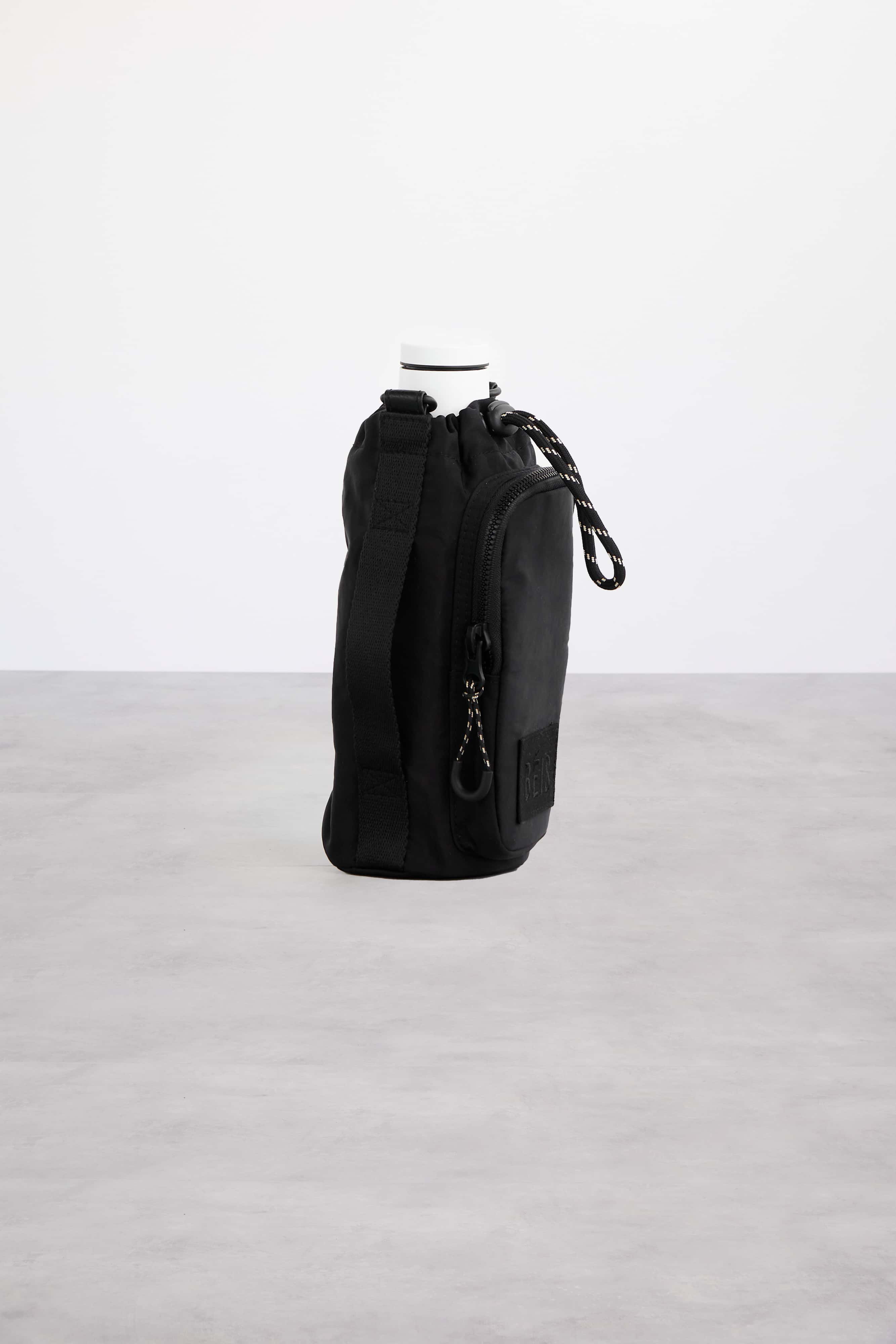 Water Bottle Sling Black Side