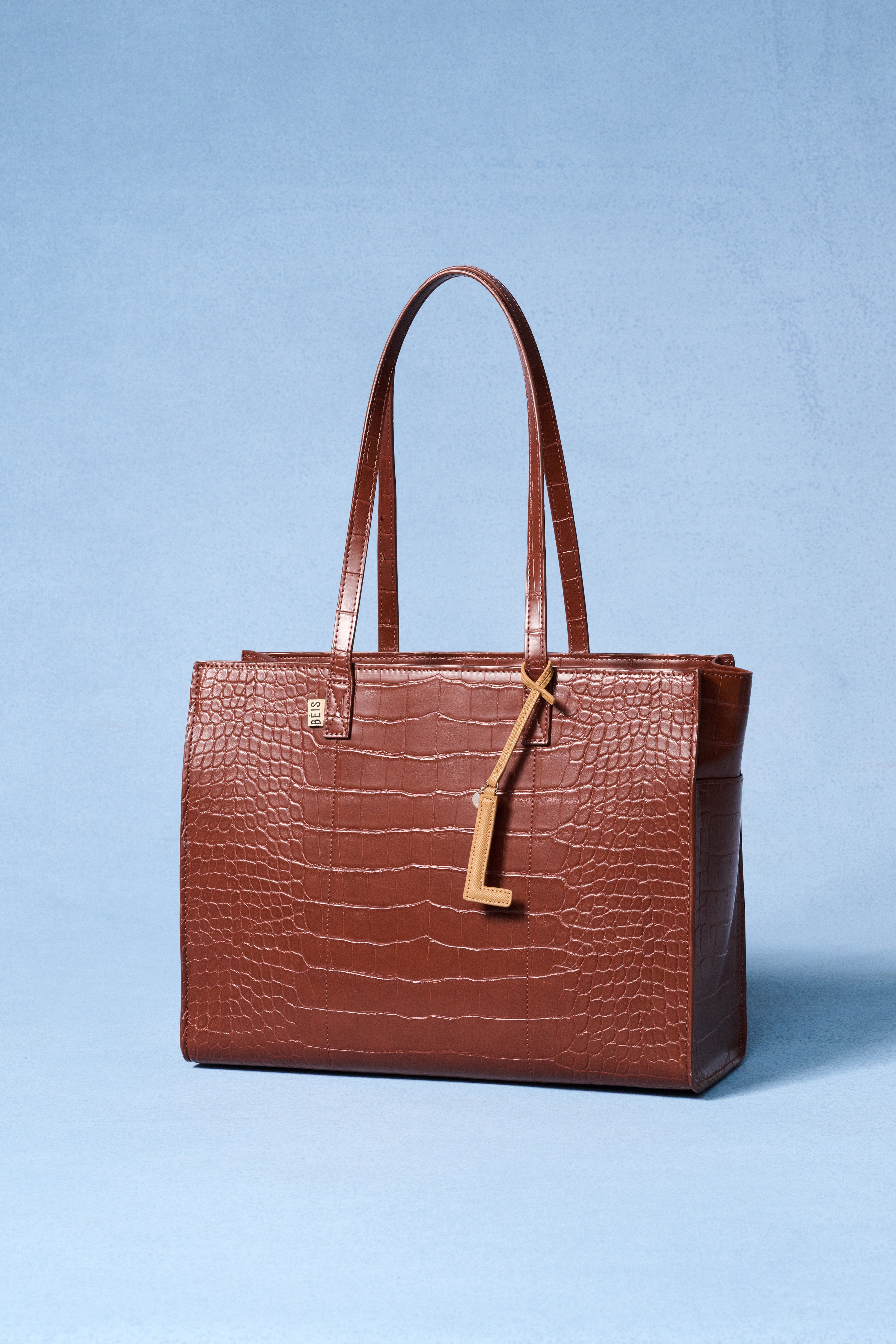 The Letter Charm in Camel