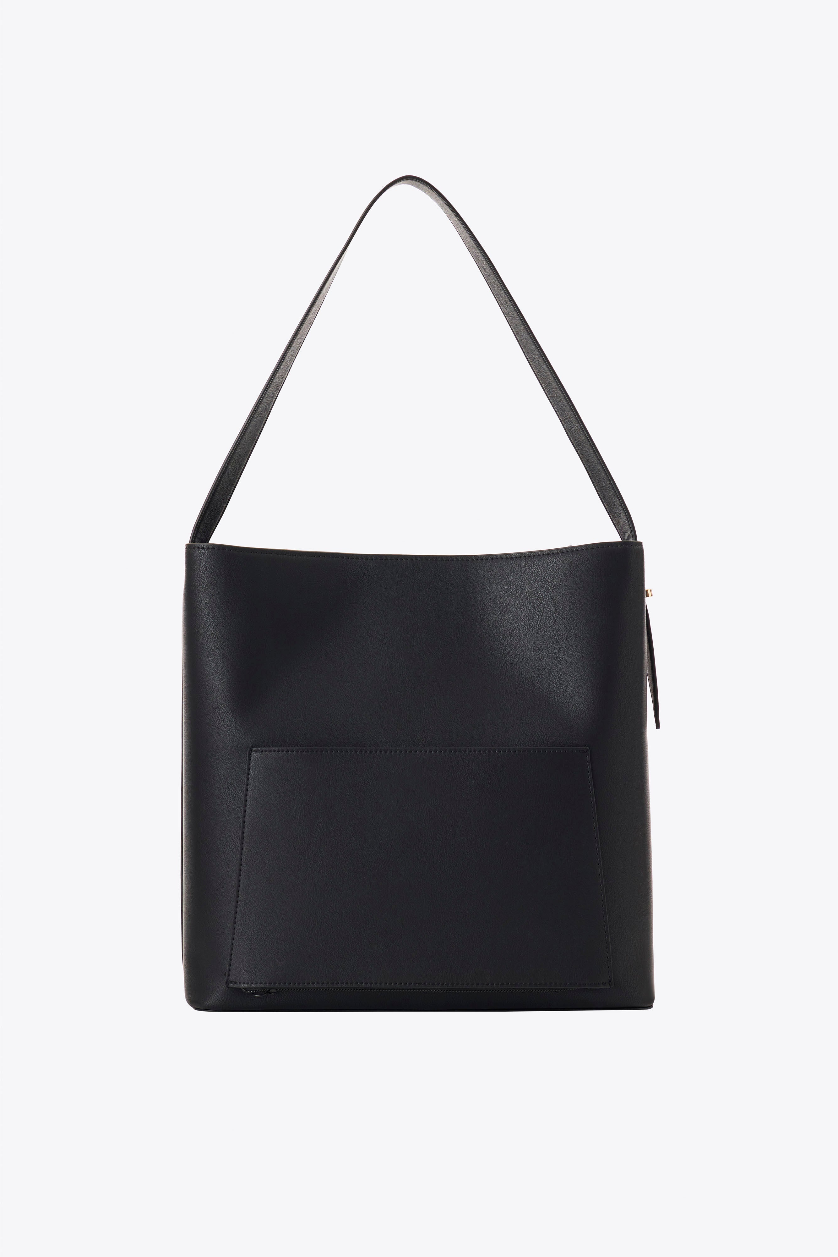 The Essential Tote in Wicked Black